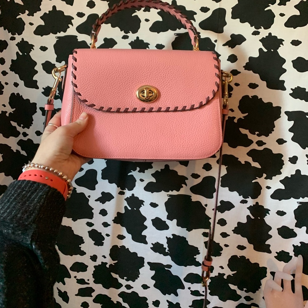 Coach Marlie Whipstitch Turn-lock crossbody